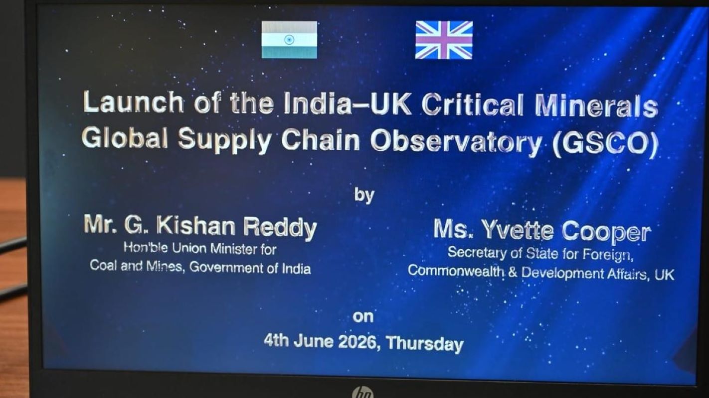 India and the United Kingdom launched the Critical Minerals Global Supply Chain Observatory New Delhi